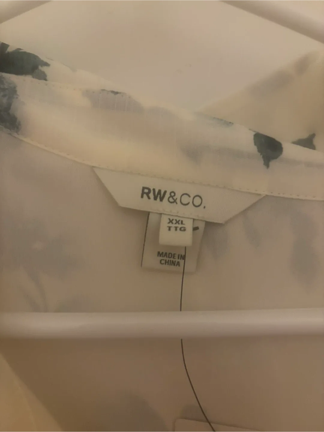 RW&CO. Floral Shirt Dress XXL - photo 2