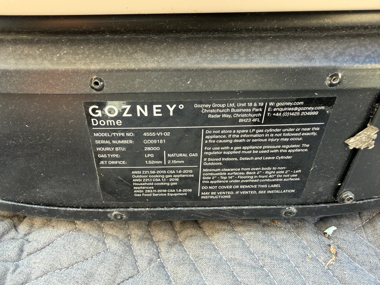 Gozney Dome Outdoor Pizza Oven - photo 3