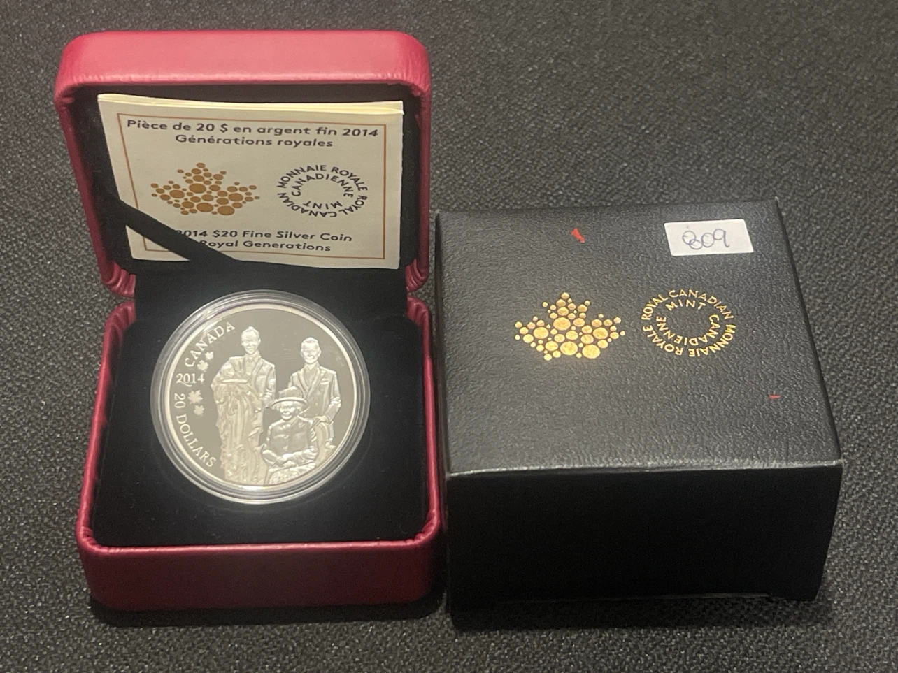 2014 $20 Fine Silver Coin - Royal Generations - photo 2