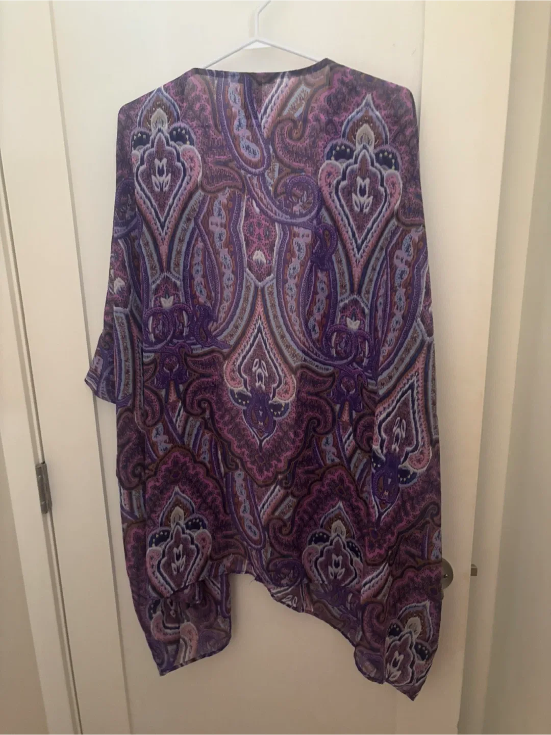 Como Black Paisley Print Kimono Cardigan - photo 3