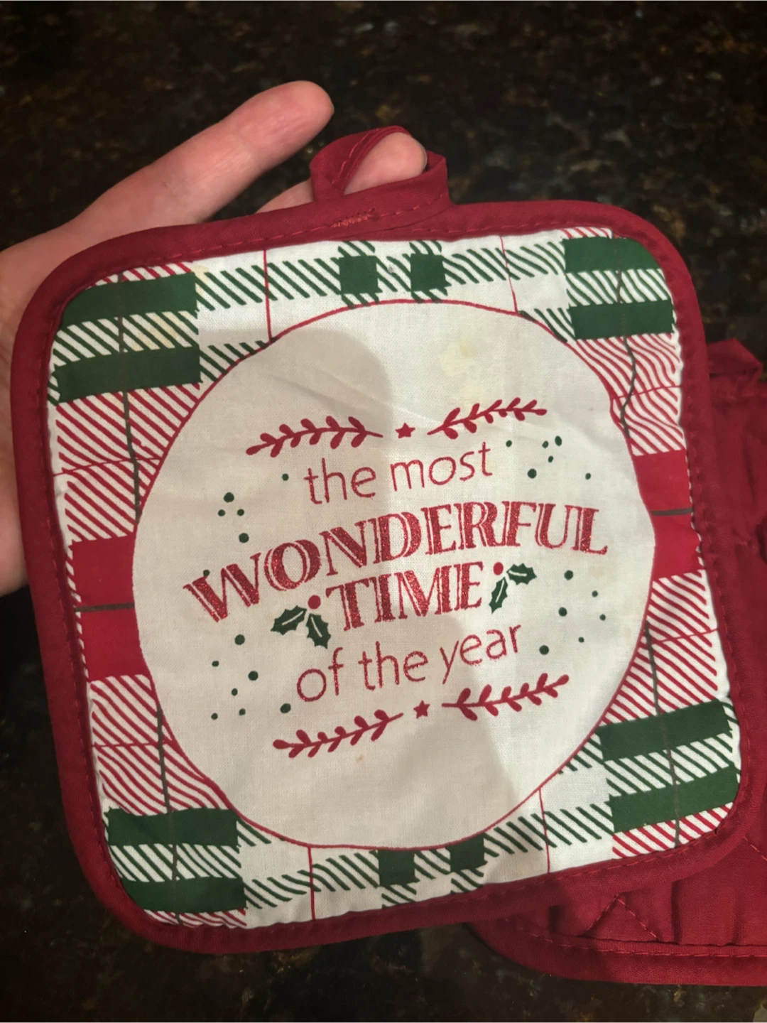 Christmas Themed Pot Holders set of 2 - photo 2