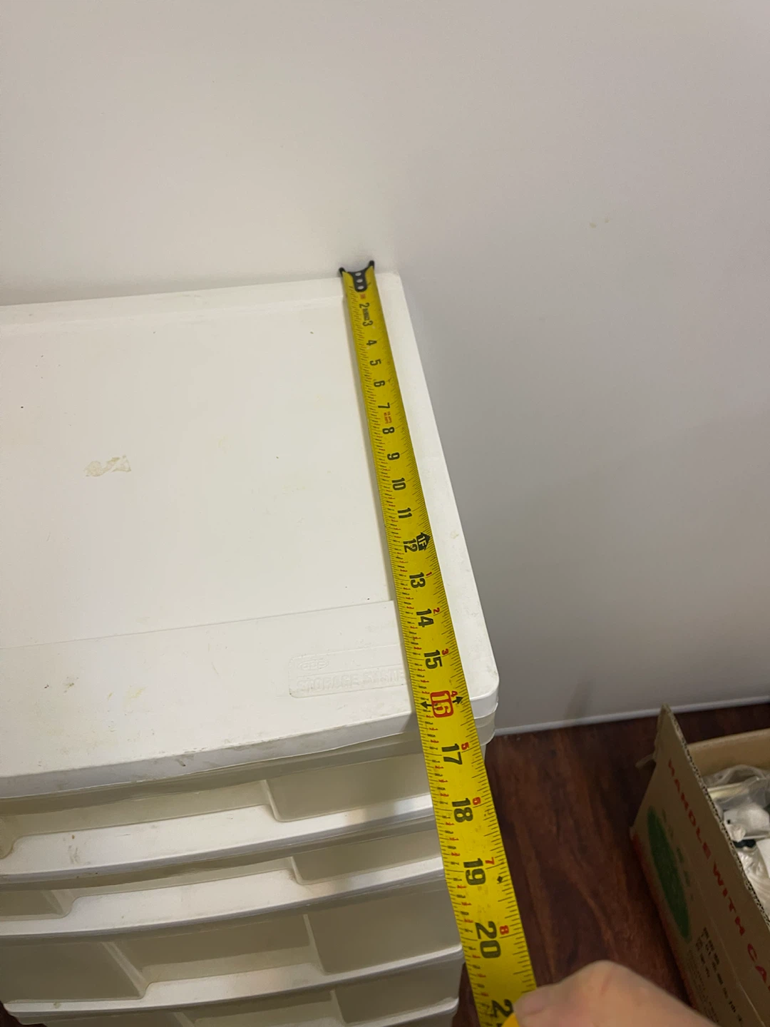 5-Drawer White Plastic Storage Unit - photo 4