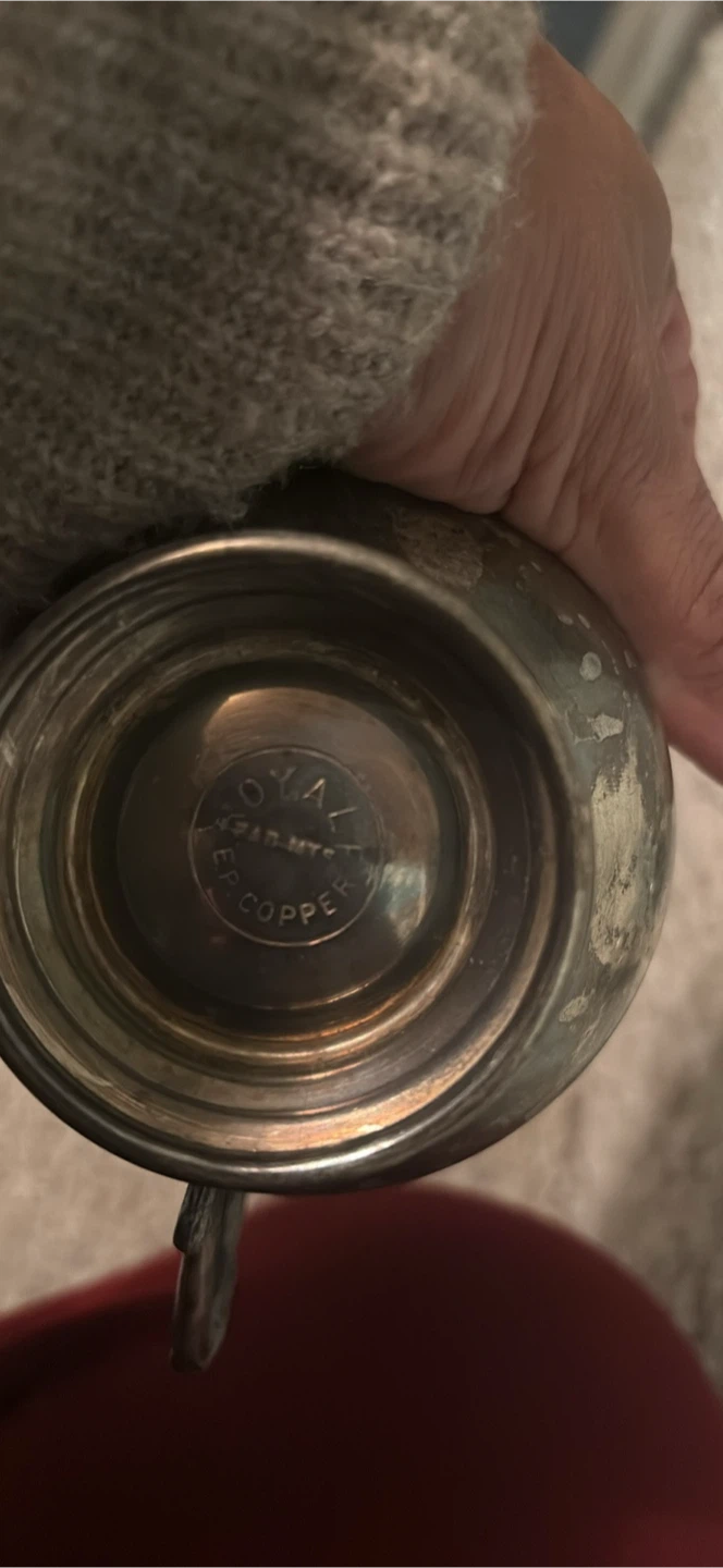 Vintage Royal EP Copper Tea Service Set