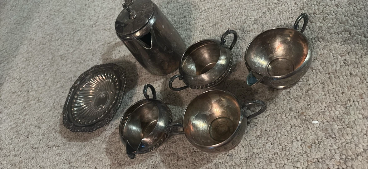 Vintage Royal EP Copper Tea Service Set - photo 2