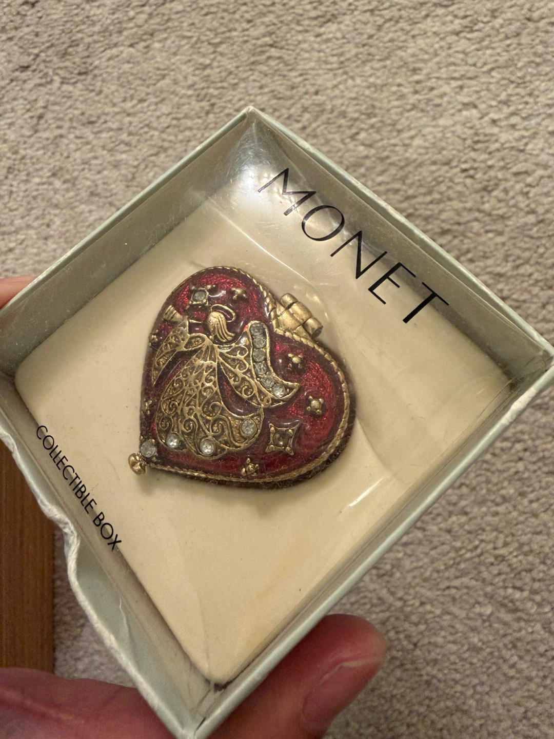 Monet Collectible Angel Heart Box - photo 2