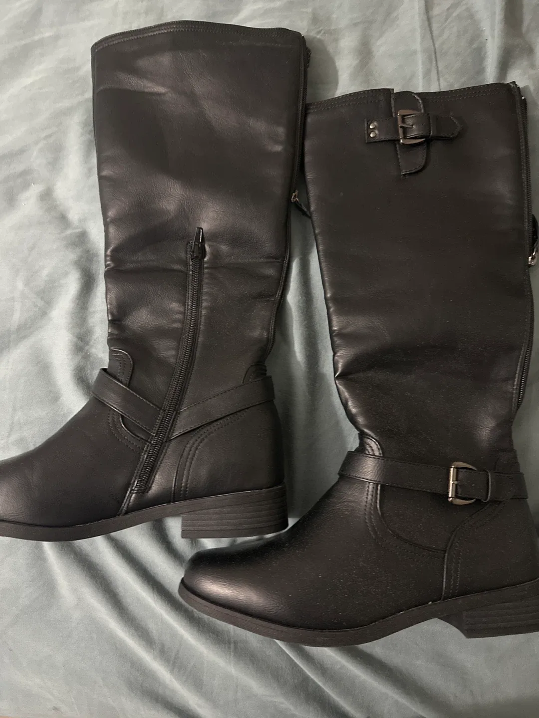 🍁Black Knee-High Boots Size 9