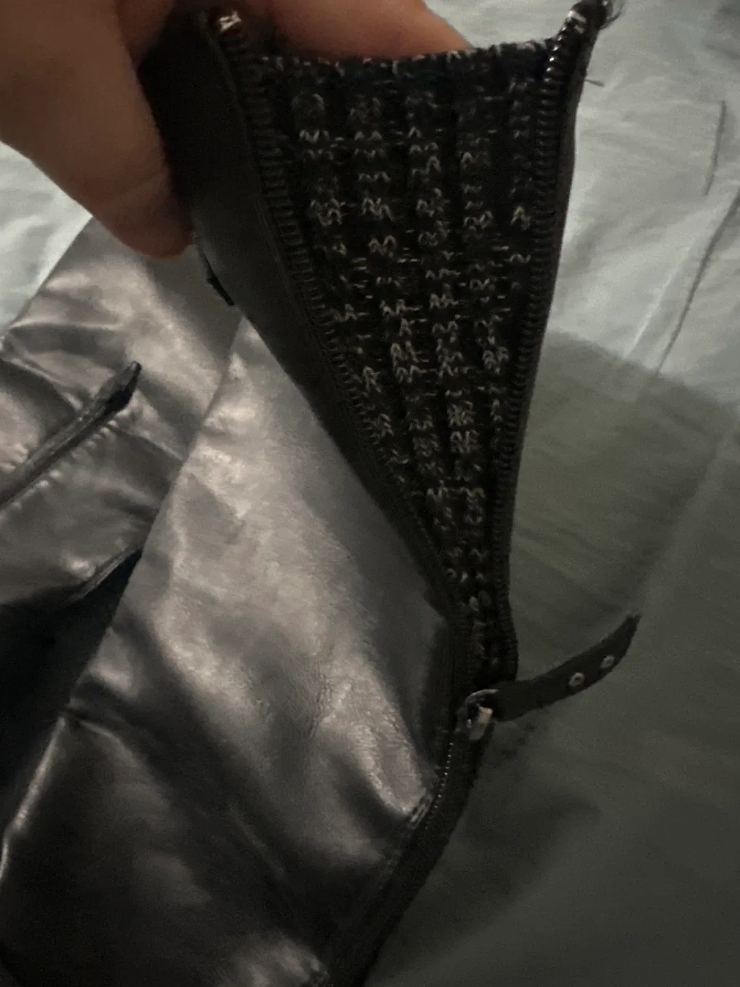 🍁Black Knee-High Boots Size 9 - photo 2