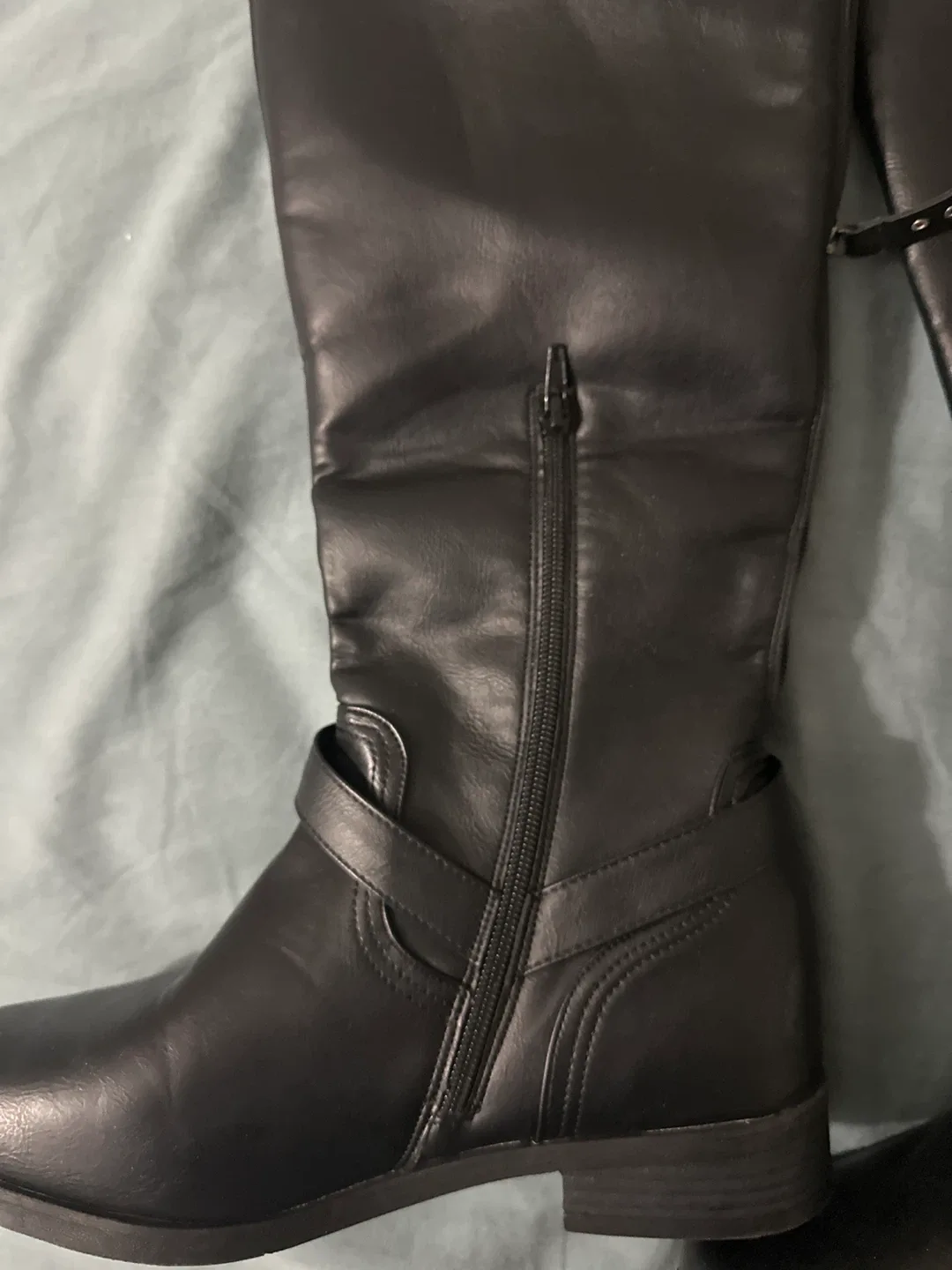 🍁Black Knee-High Boots Size 9 - photo 4
