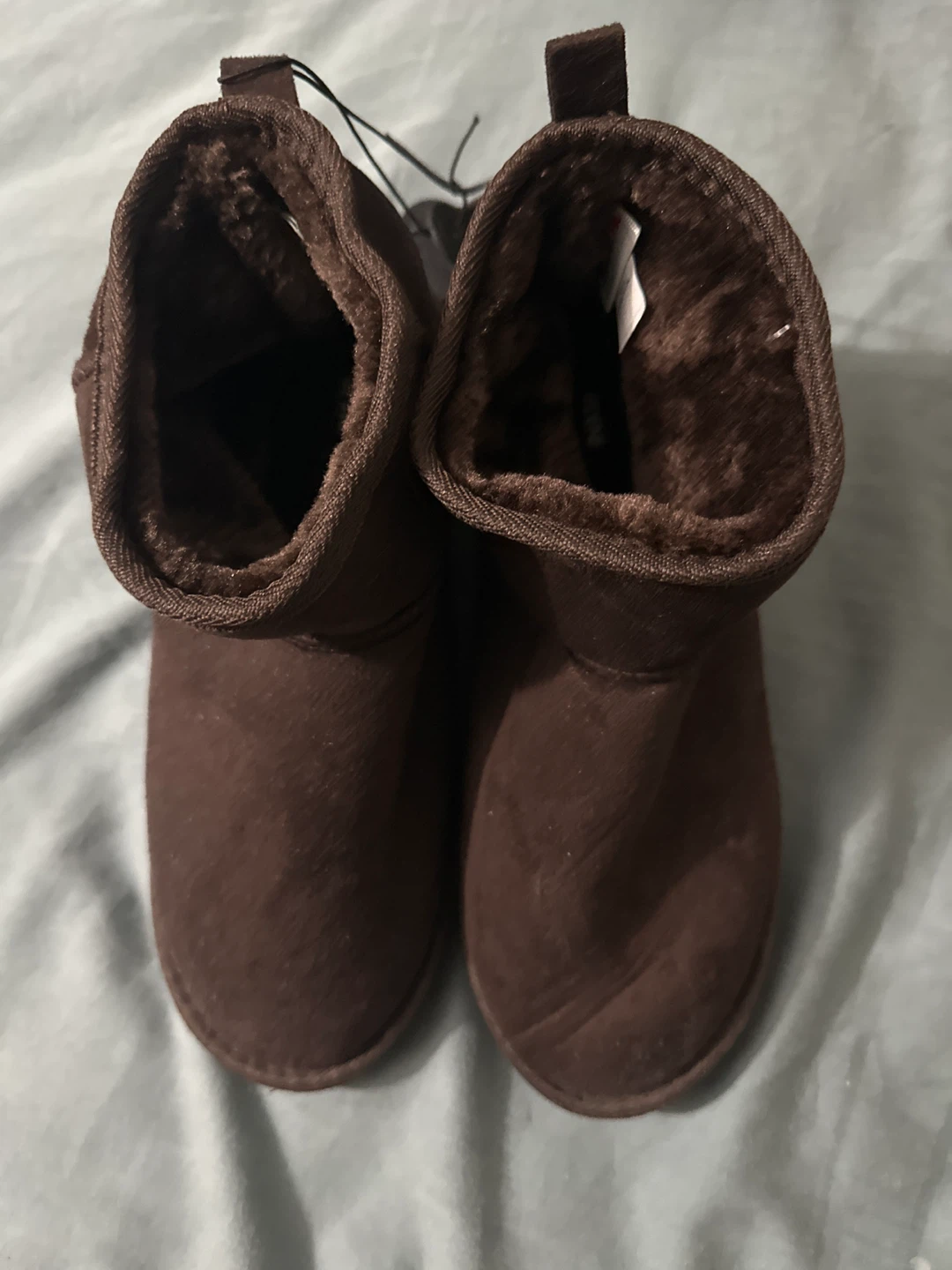 🍁Brown Faux-Fur Lined Boots
