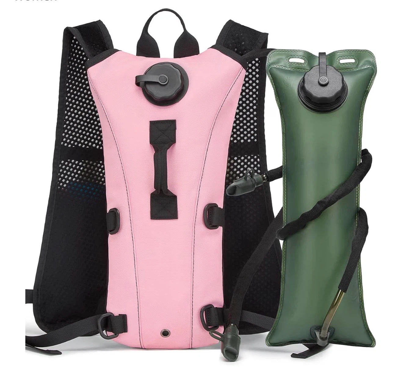 Pink Hydration Backpack with 3L Water Bladder - photo 4