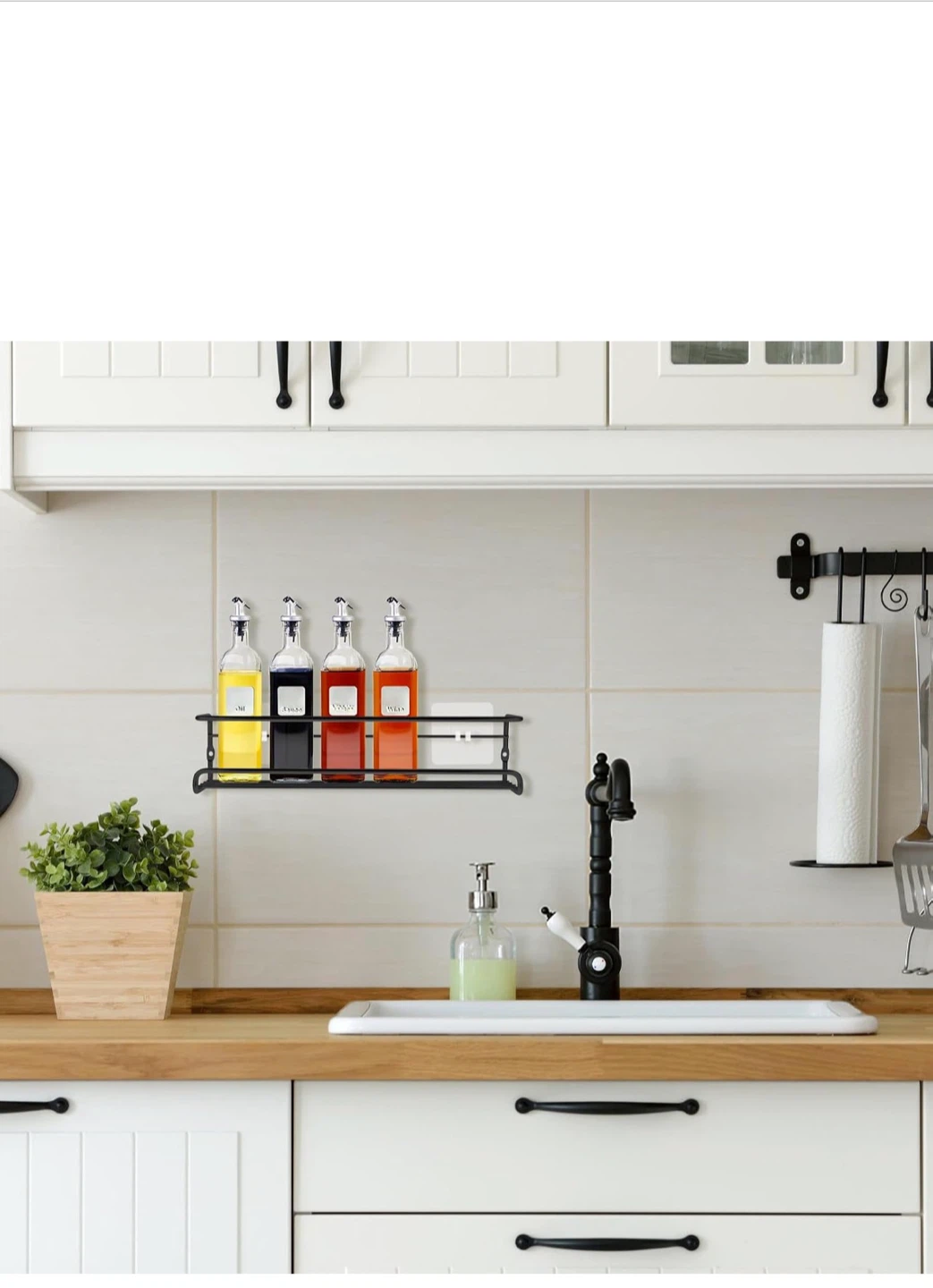 Kitchen Wall-Mounted Spice Rack - photo 3