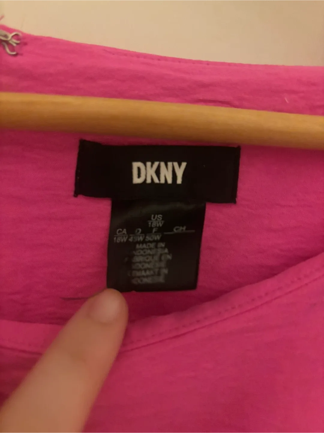 DKNY Pink Ruffle-Hem Dress - photo 2