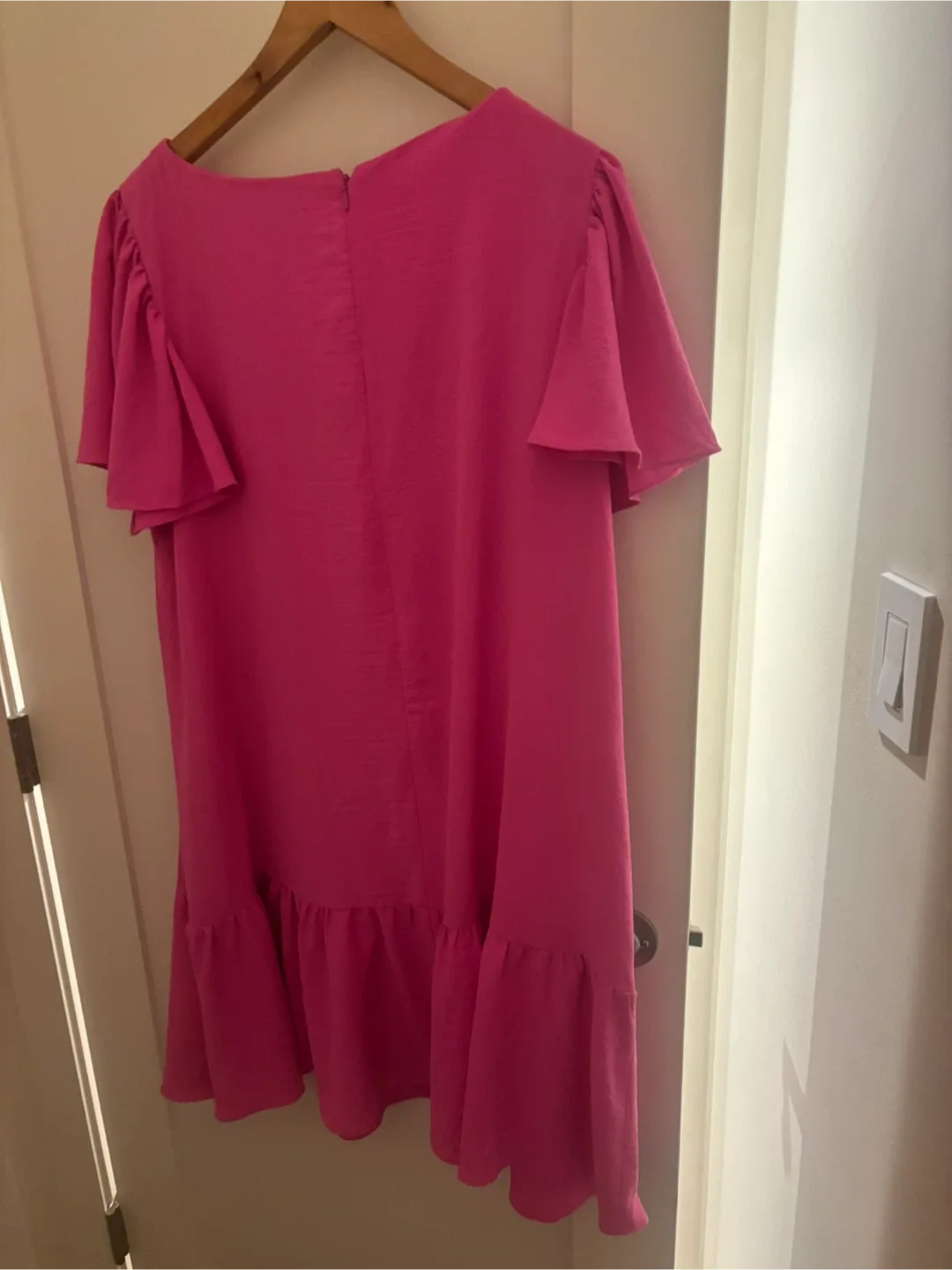 DKNY Pink Ruffle-Hem Dress - photo 3