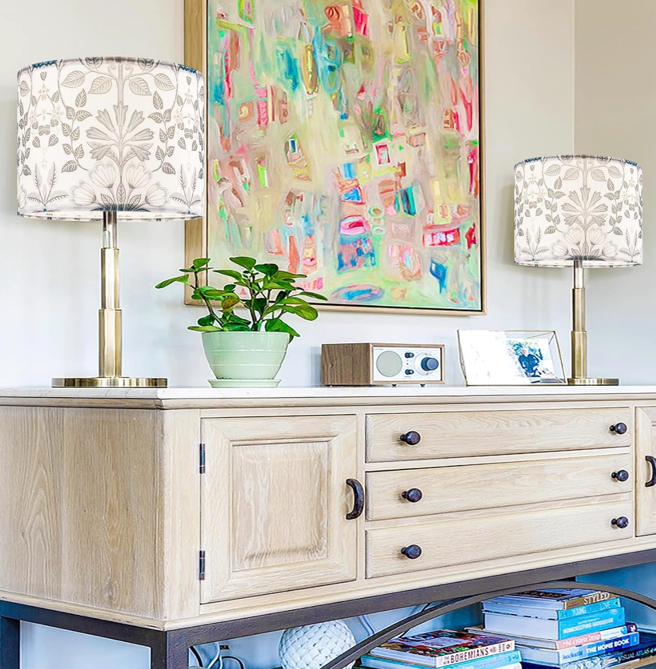 GO&So Floral Pattern Lamp Shades - photo 2