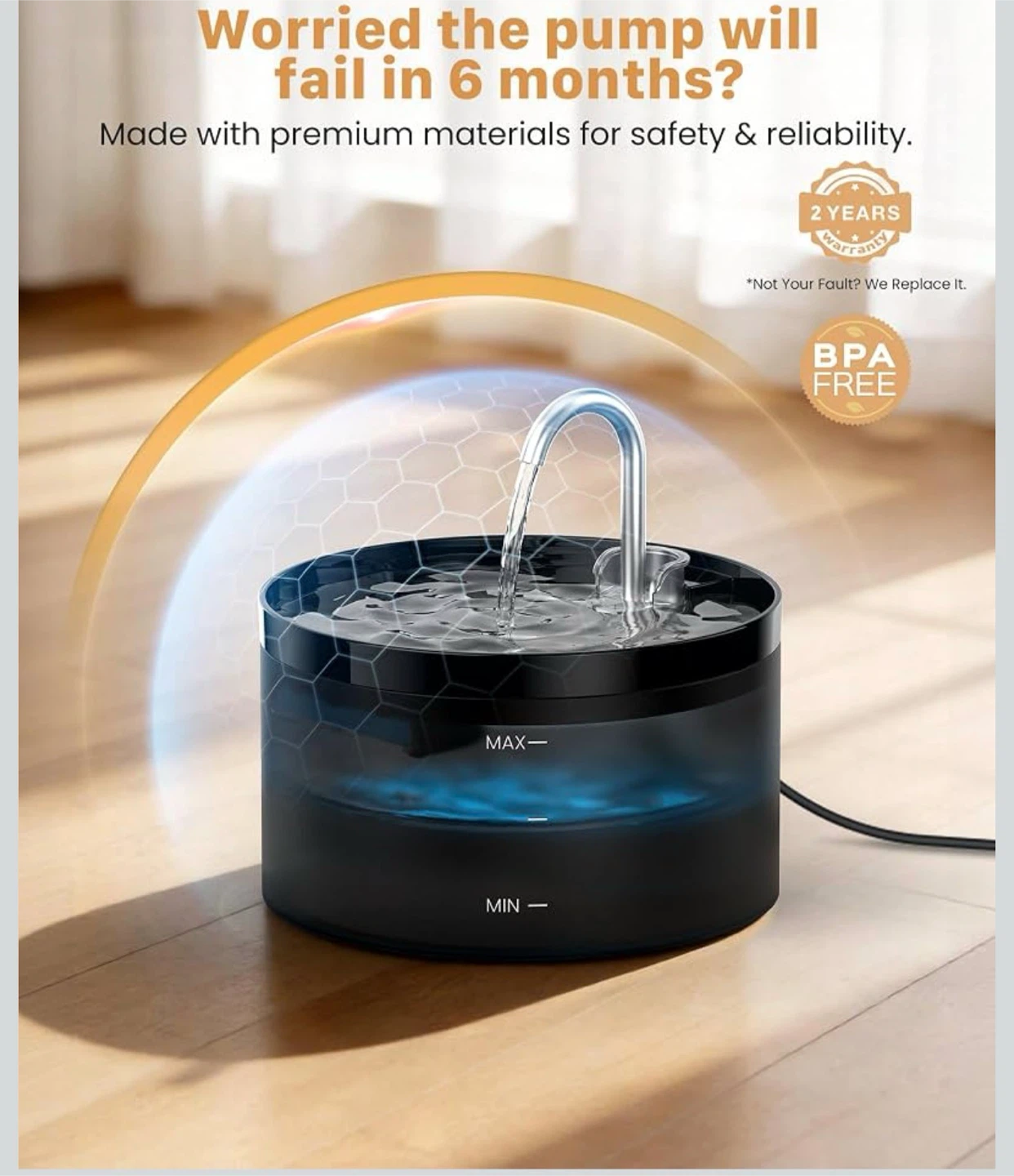 Automatic Pet Water Fountain - photo 2