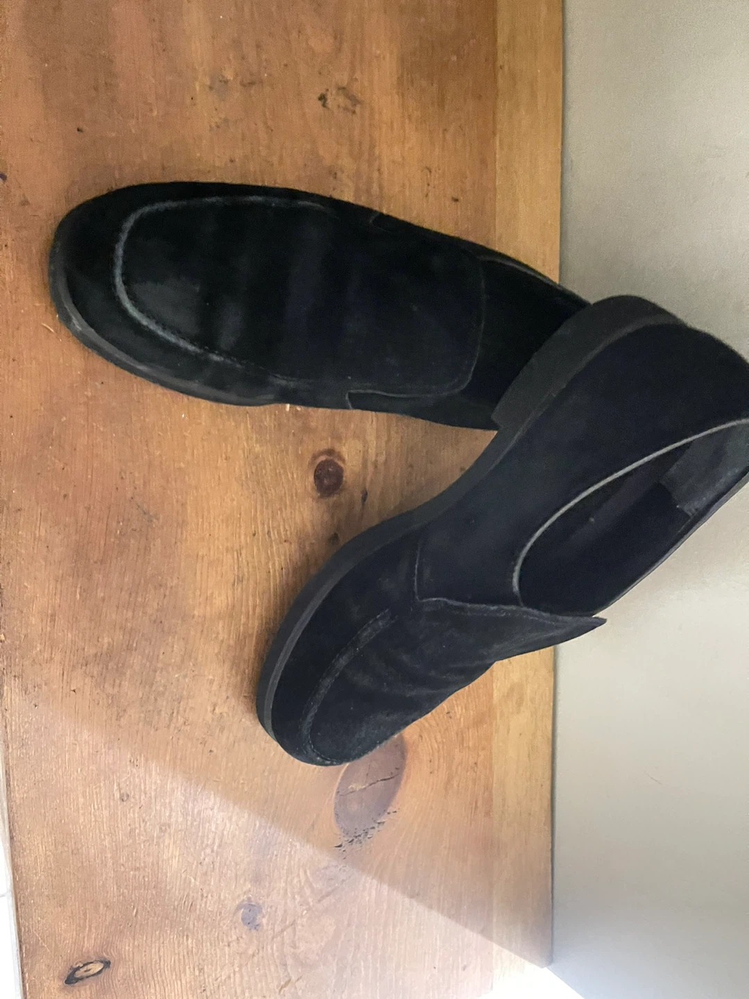 Hush Puppies black suede loafers size 42 - photo 3