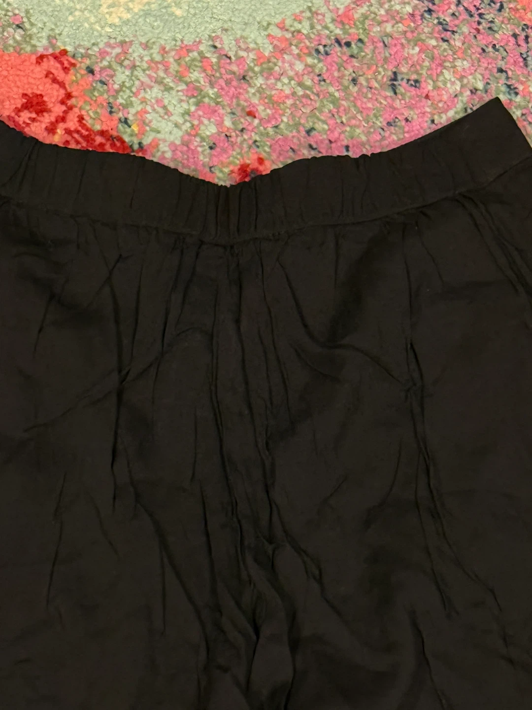 Black Wide-Leg Trousers - photo 4