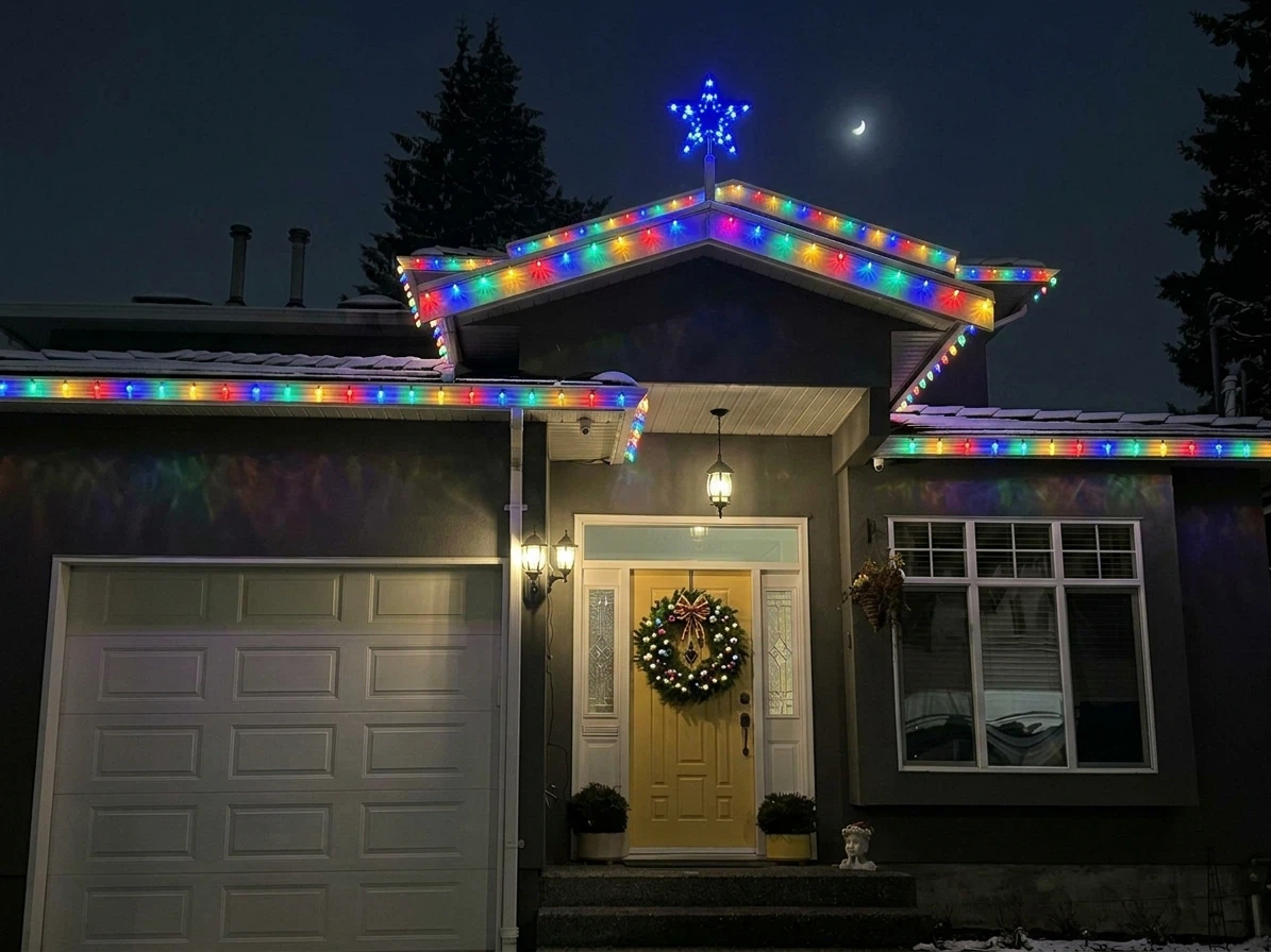 🎄Christmas Lights LED 33 ft x 2 strings + LED Star - photo 2