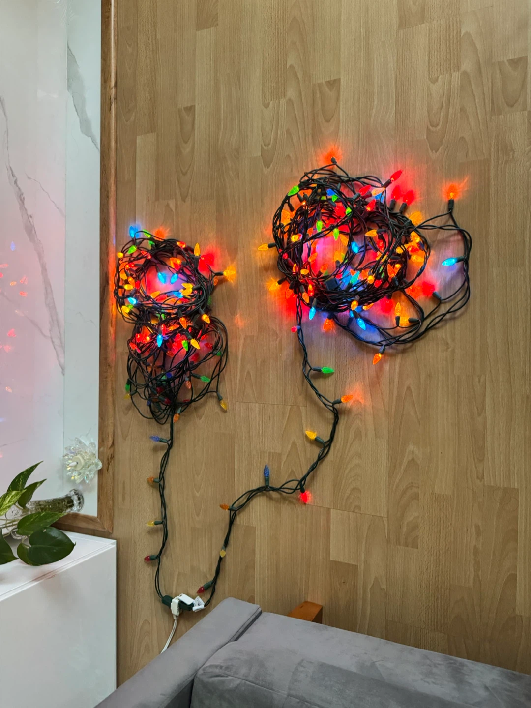 🎄Christmas Lights LED 33 ft x 2 strings + LED Star - photo 4