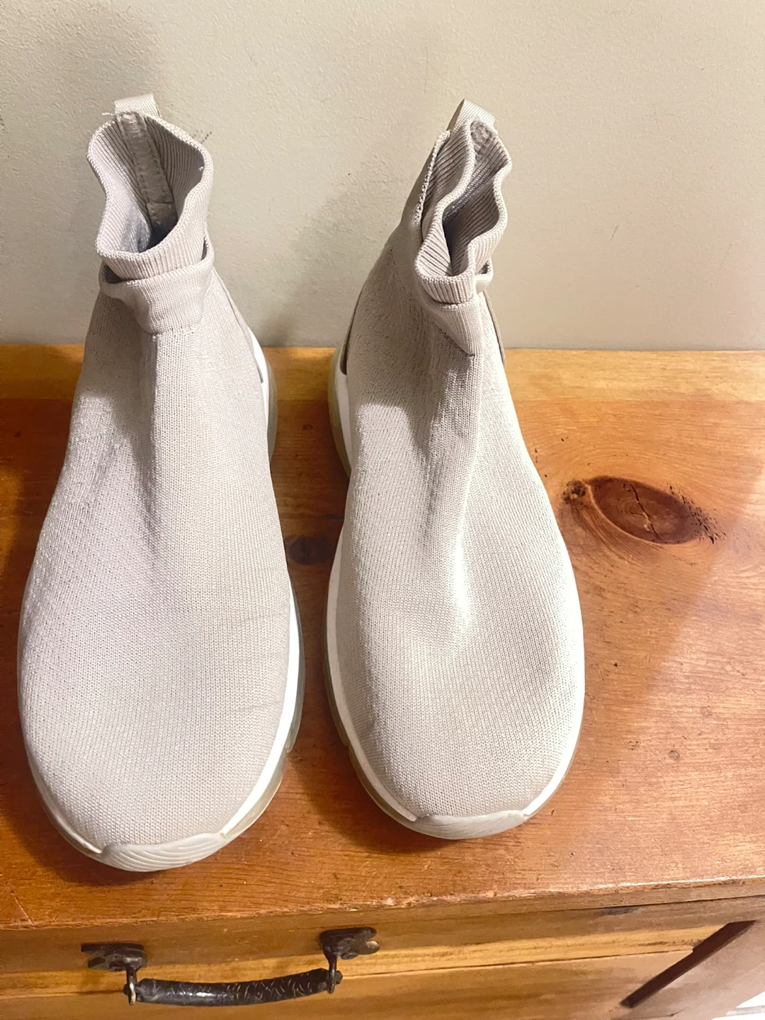 Zara High-Top Knit Sneakers, Size 42 - photo 2