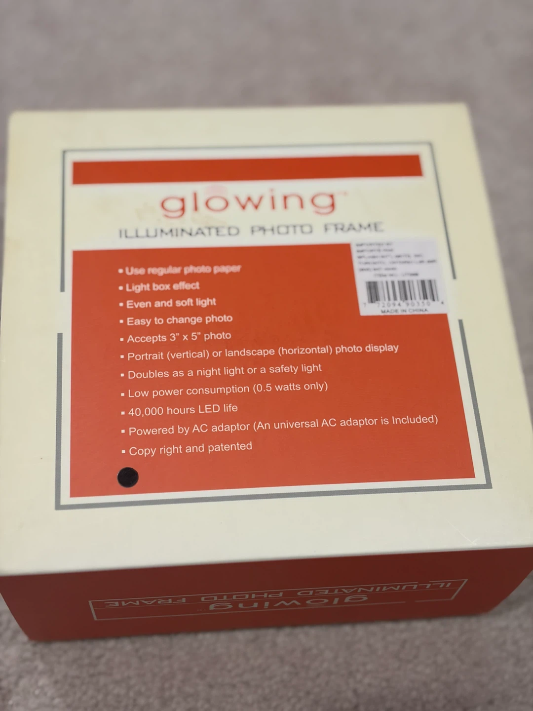 Glowing Illuminated Photo Frame - photo 2