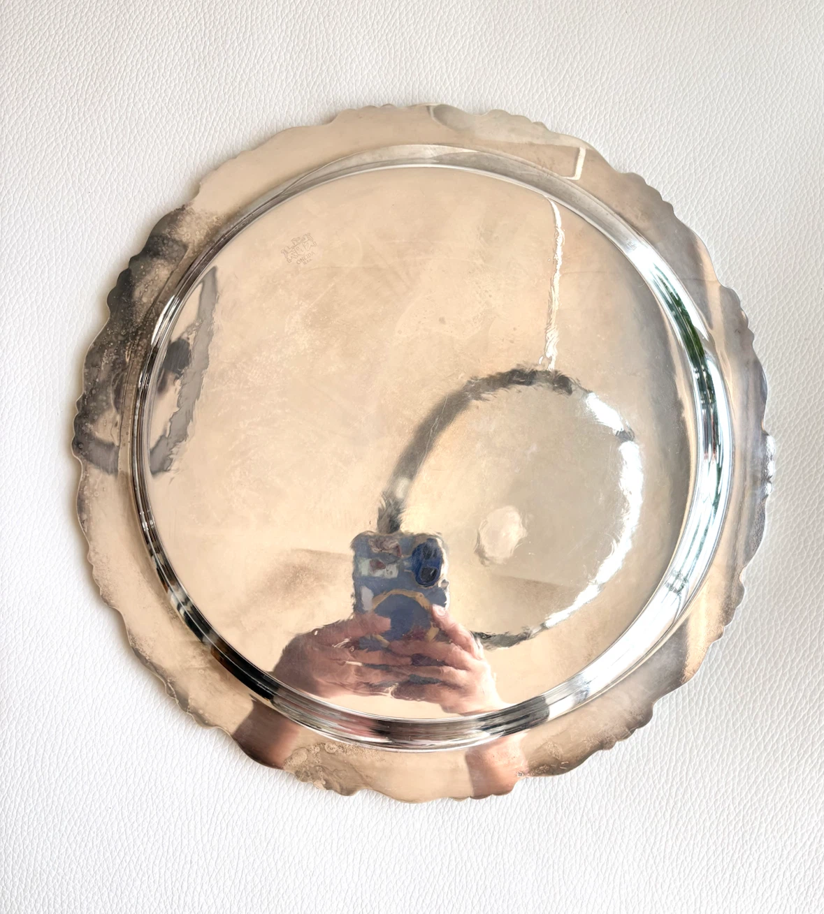 Oneida silver-plated decorative serving tray - photo 5