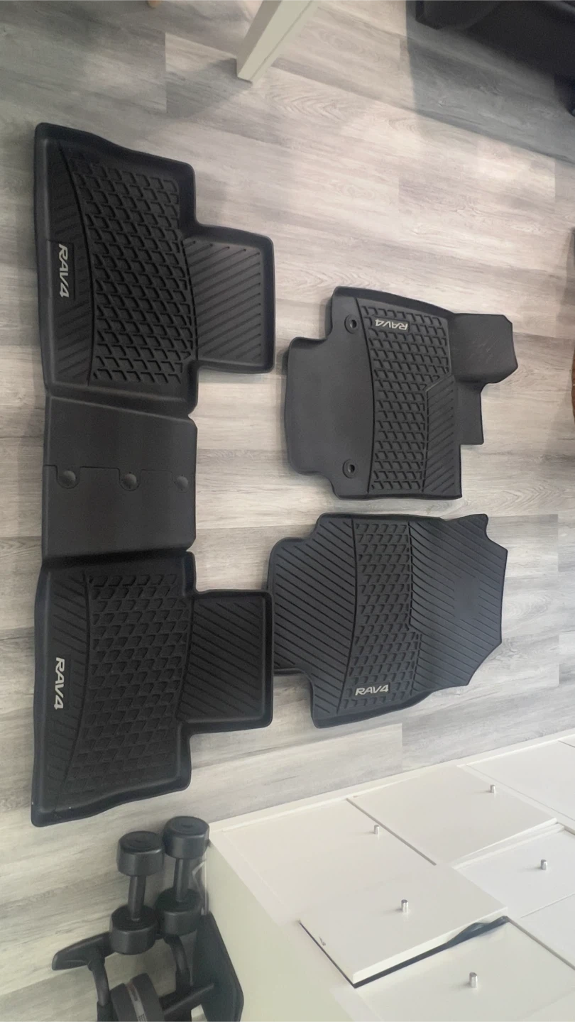 Toyota rav 4 rubber floor mat OEM 219-2025 model - photo 2