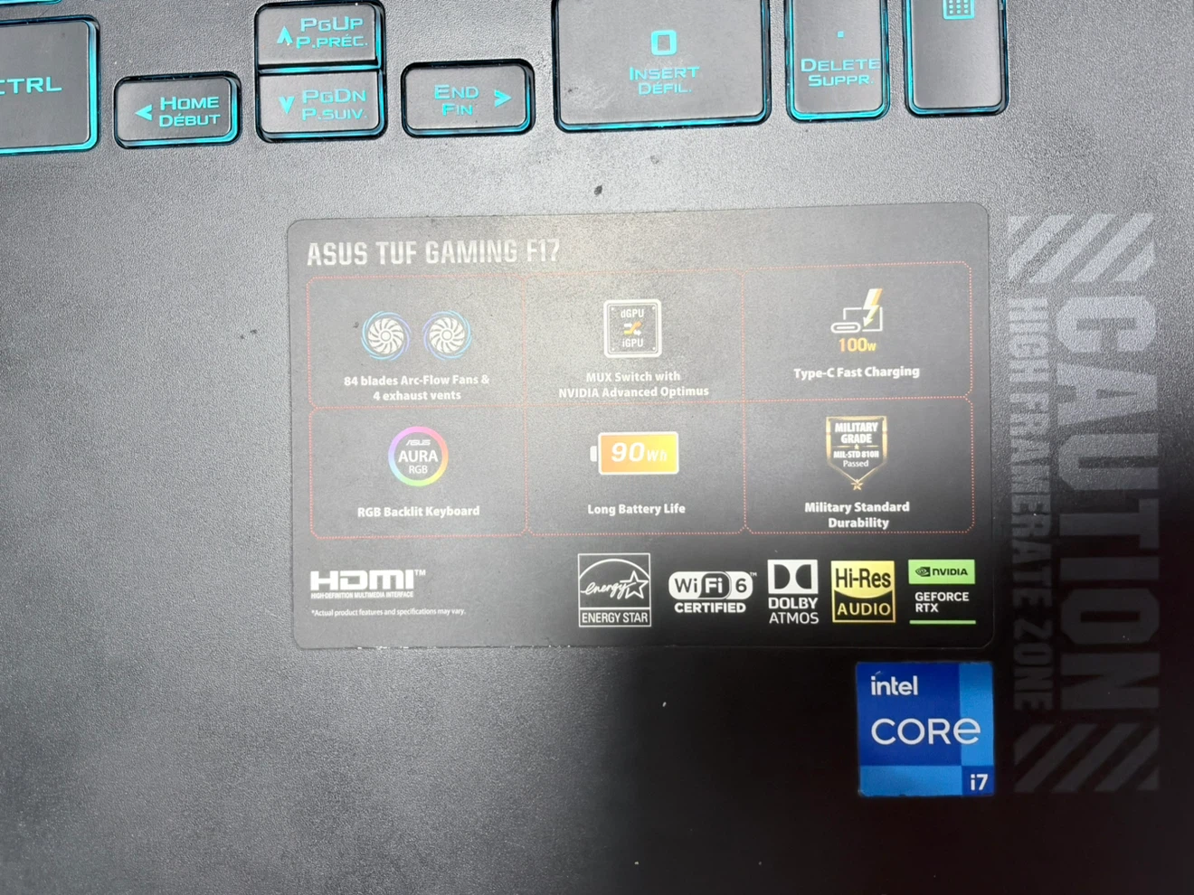 ASUS TUF Gaming F17 Laptop - photo 5