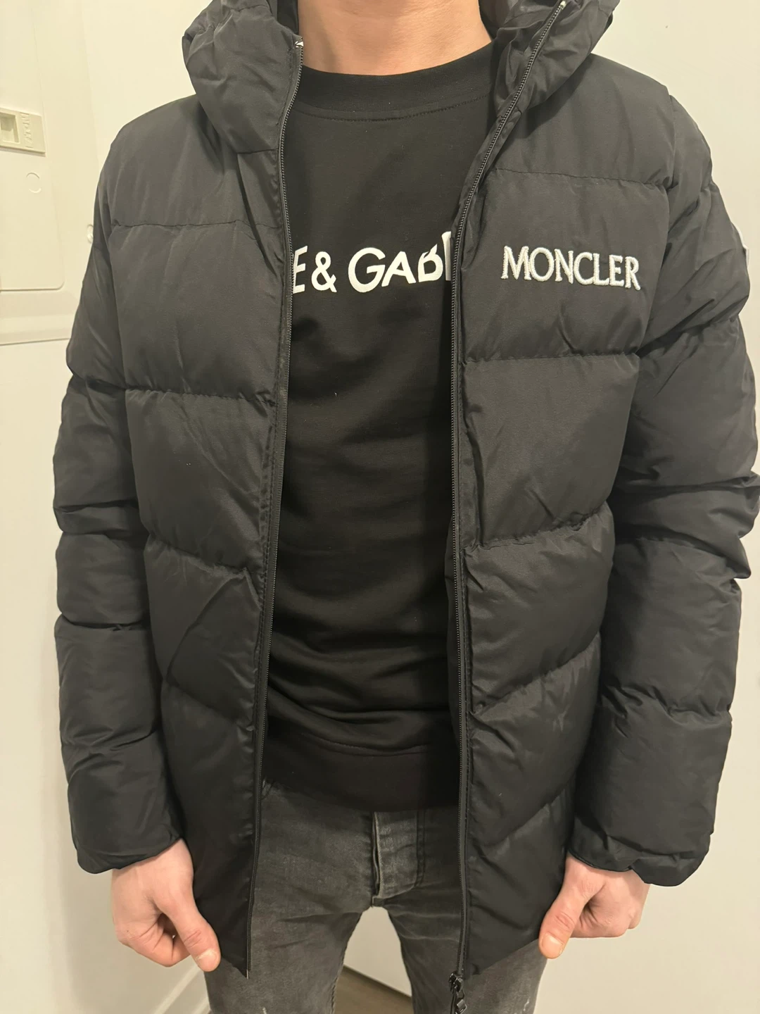 Moncler Puffer Jacket Black - photo 3