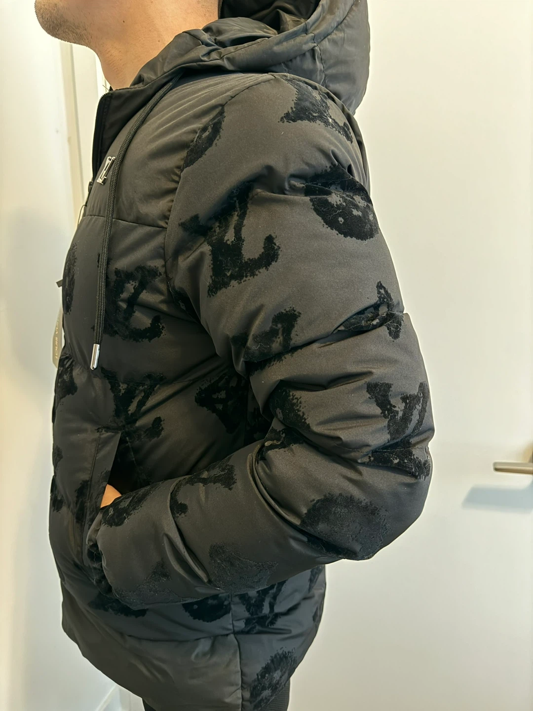 Black Monogram Puffer Jacket - photo 2