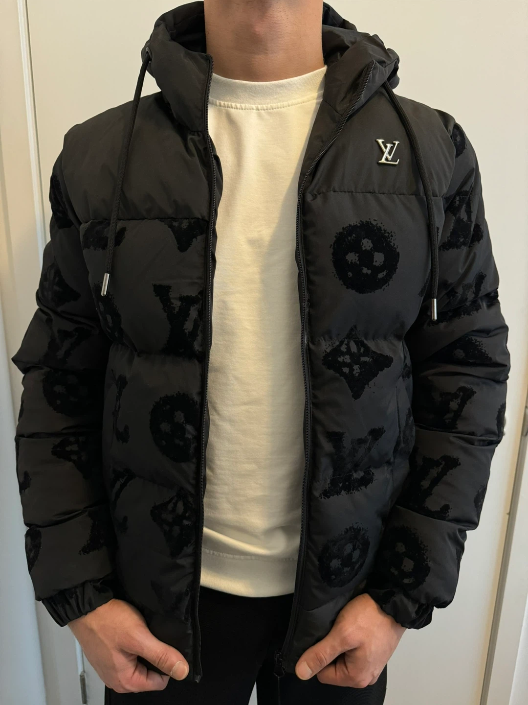 Black Monogram Puffer Jacket - photo 4