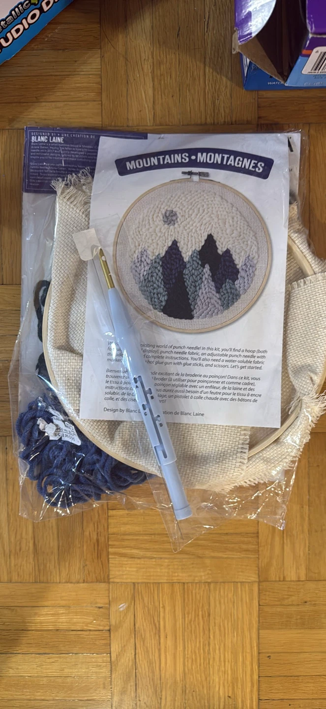 Leisure Arts Mountains Punch Needle Kit