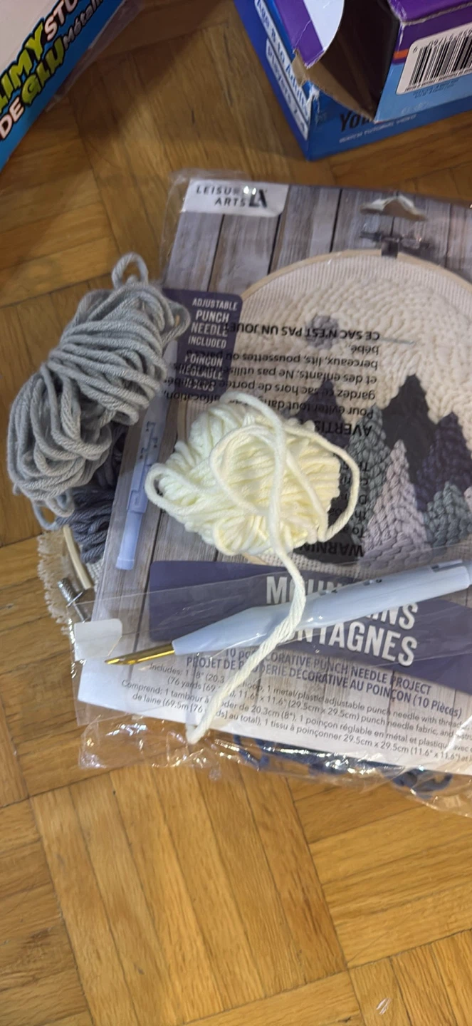 Leisure Arts Mountains Punch Needle Kit - photo 3