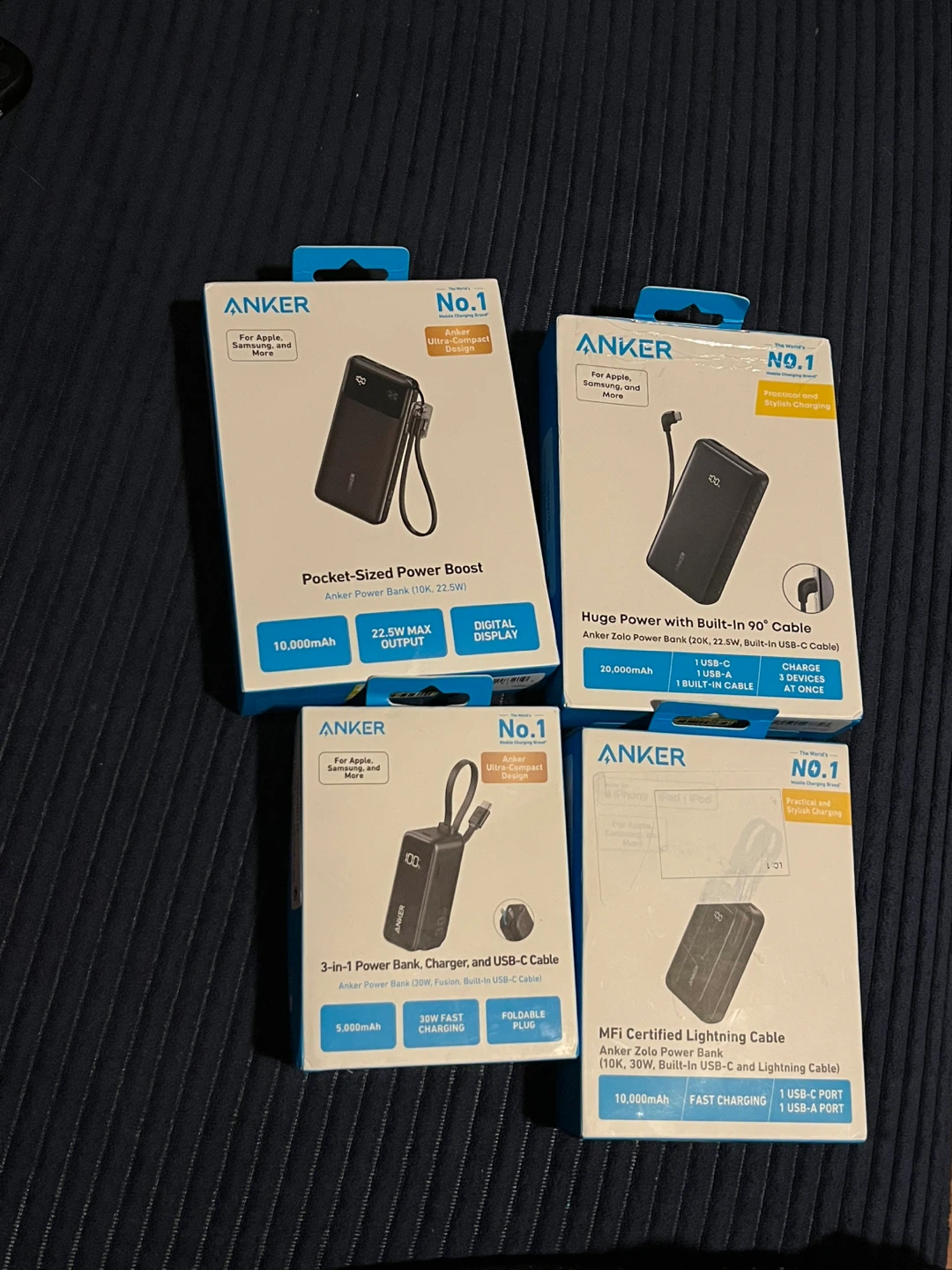 Anker Power Banks - Set of 4
