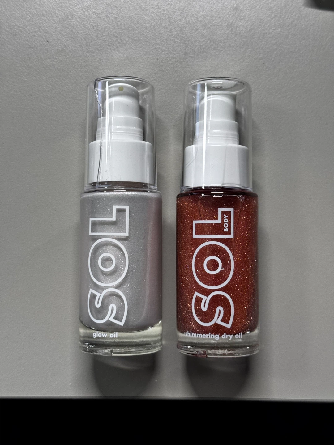 SOL Body Glow and Shimmering Dry Oils