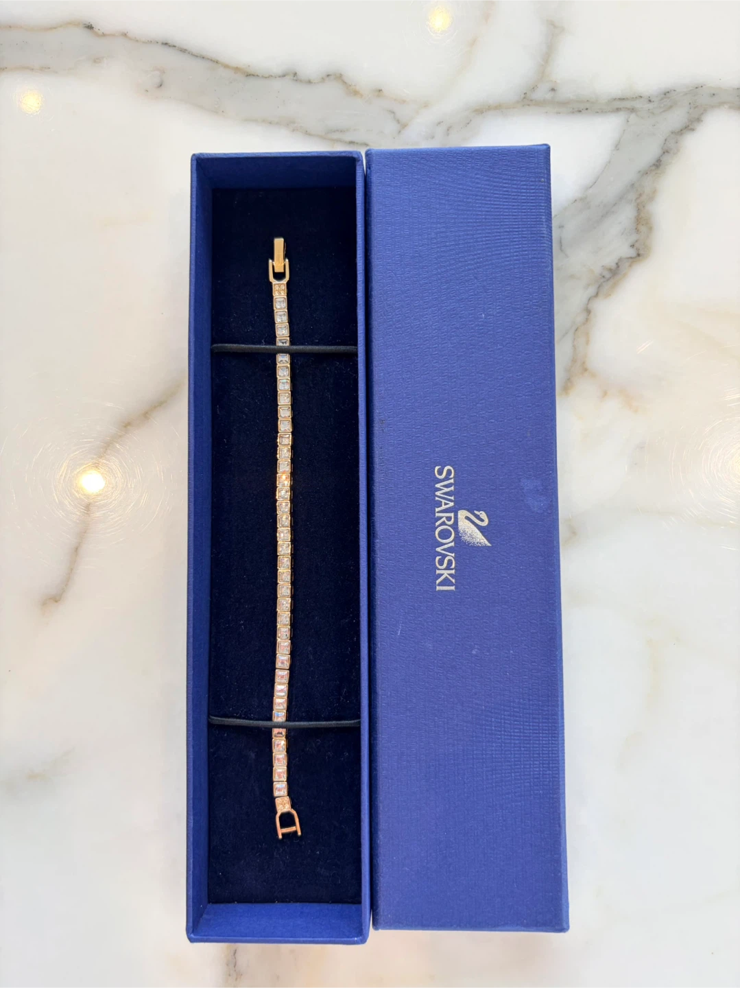 Swarovski Square Tennis Bracelet 6.75"