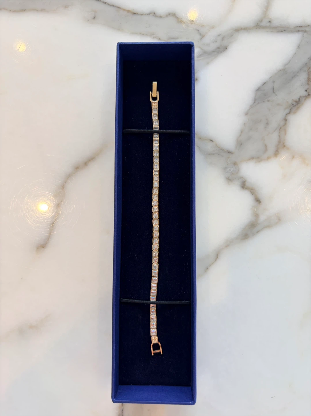 Swarovski Square Tennis Bracelet 6.75" - photo 2