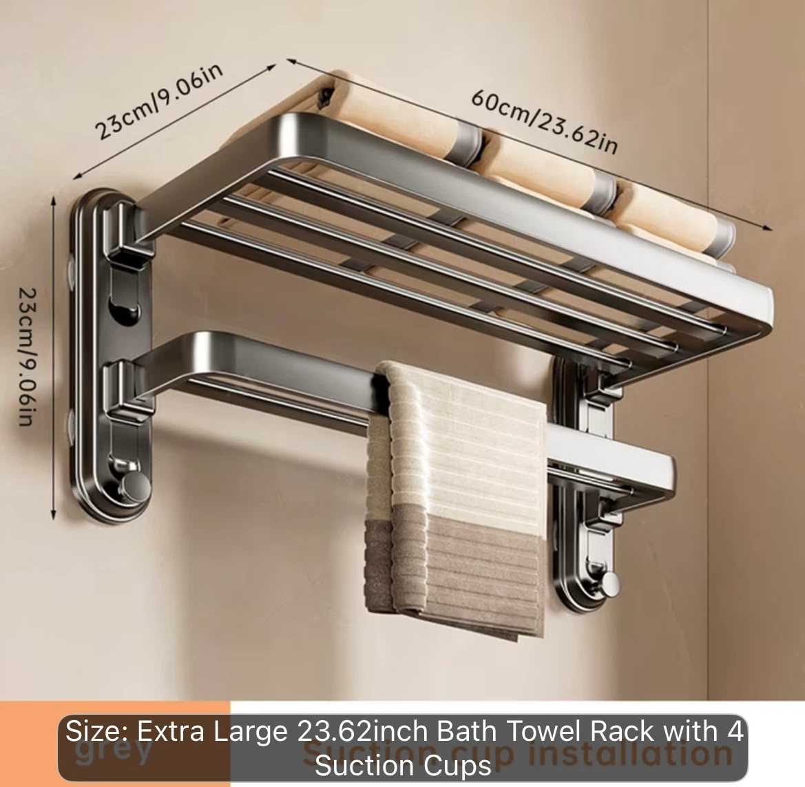 Wall-Mounted Bath Towel Rack - photo 2
