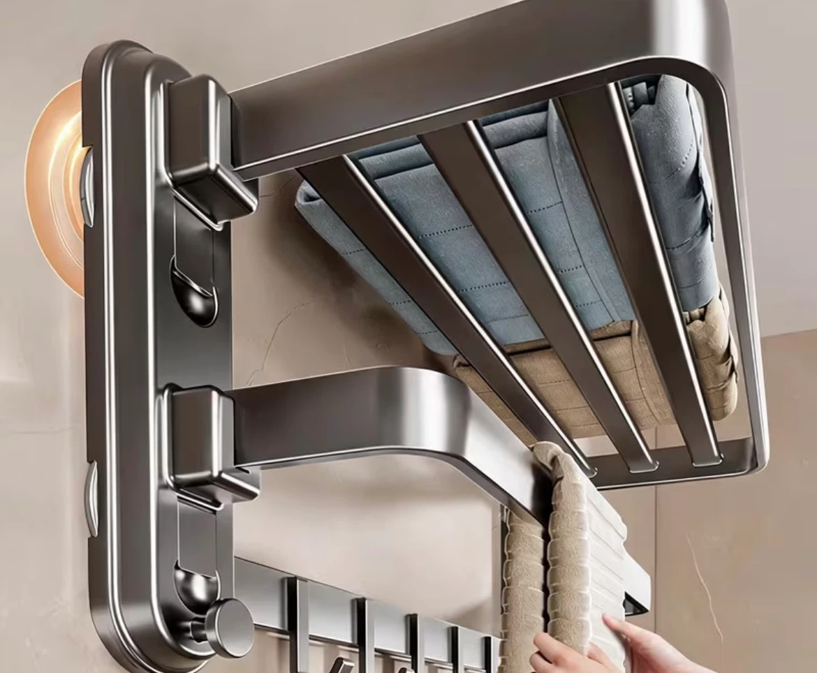 Wall-Mounted Bath Towel Rack - photo 3