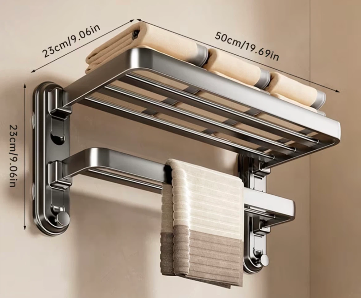 Wall-Mounted Bath Towel Rack - photo 5