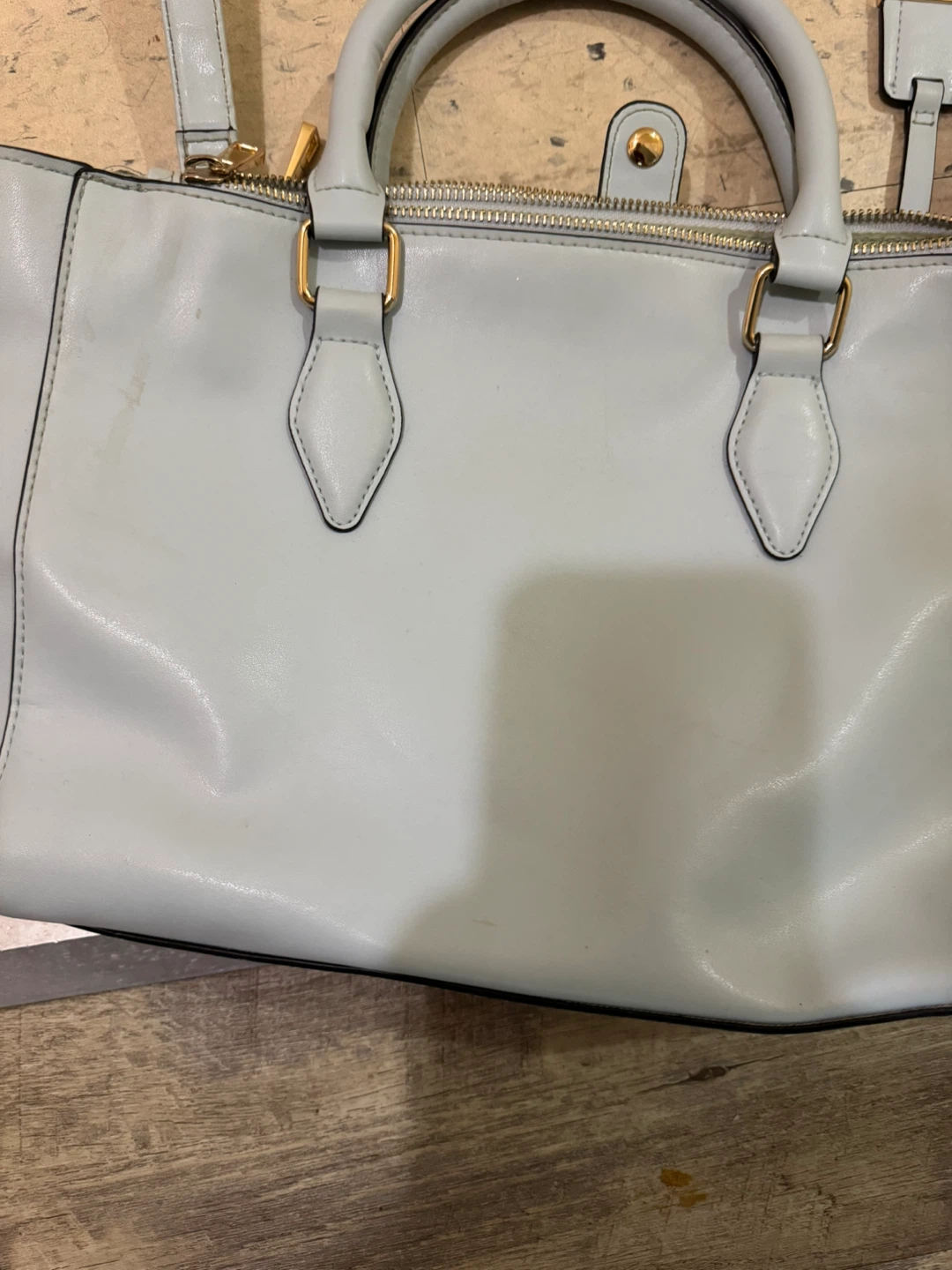 Christian Siriano light blue handbag - photo 4