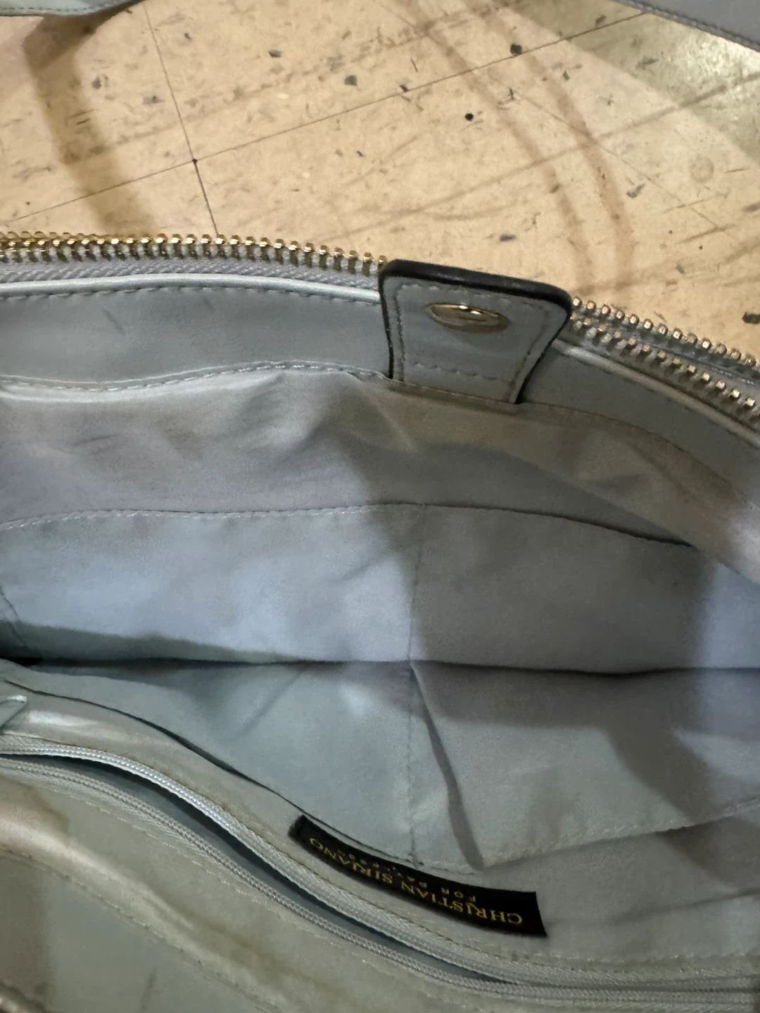 Christian Siriano light blue handbag - photo 5
