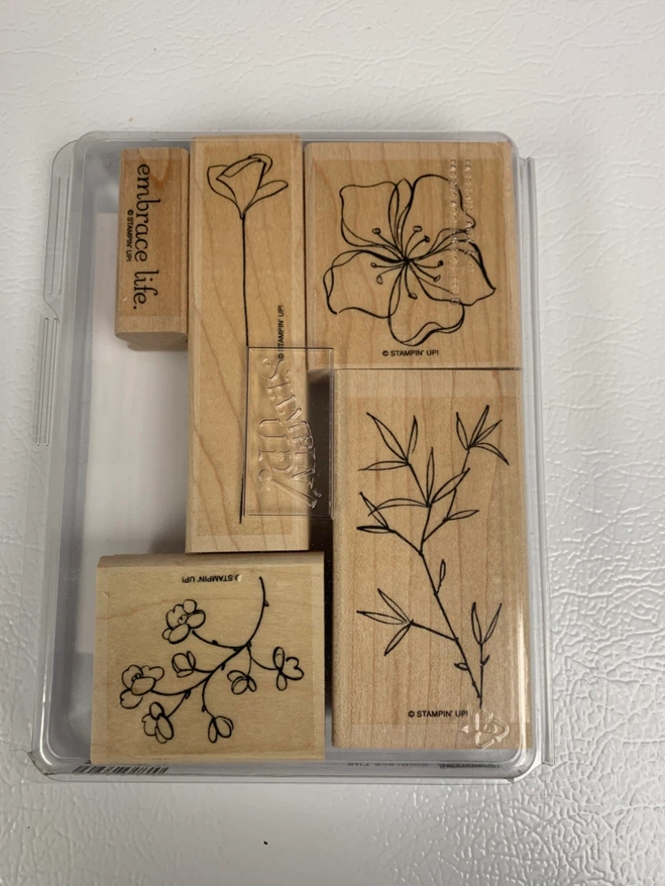 Stampin' Up! Embrace Life Wood Mount Stamp Set - photo 4