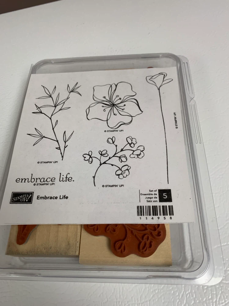 Stampin' Up! Embrace Life Wood Mount Stamp Set - photo 5