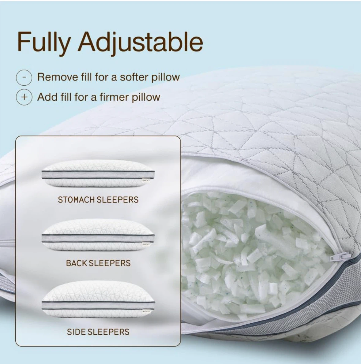 Coop Eden Adjustable Cooling Pillow - photo 3