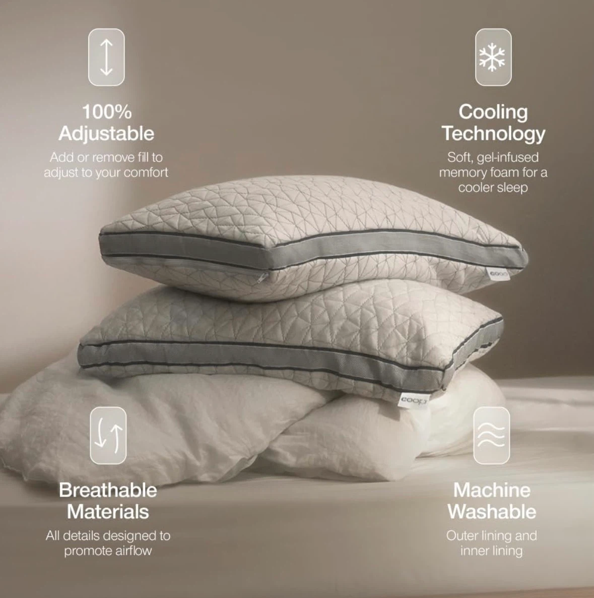 Coop Eden Adjustable Cooling Pillow - photo 4