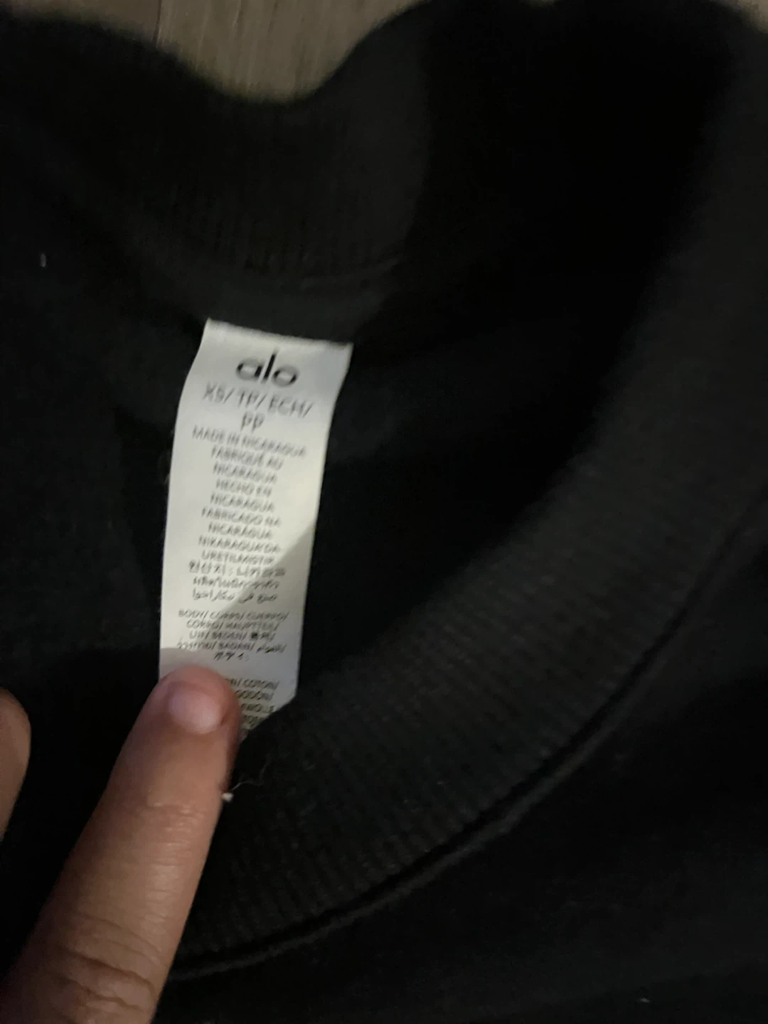 Alo Yoga Black Crewneck Sweatshirt - photo 3