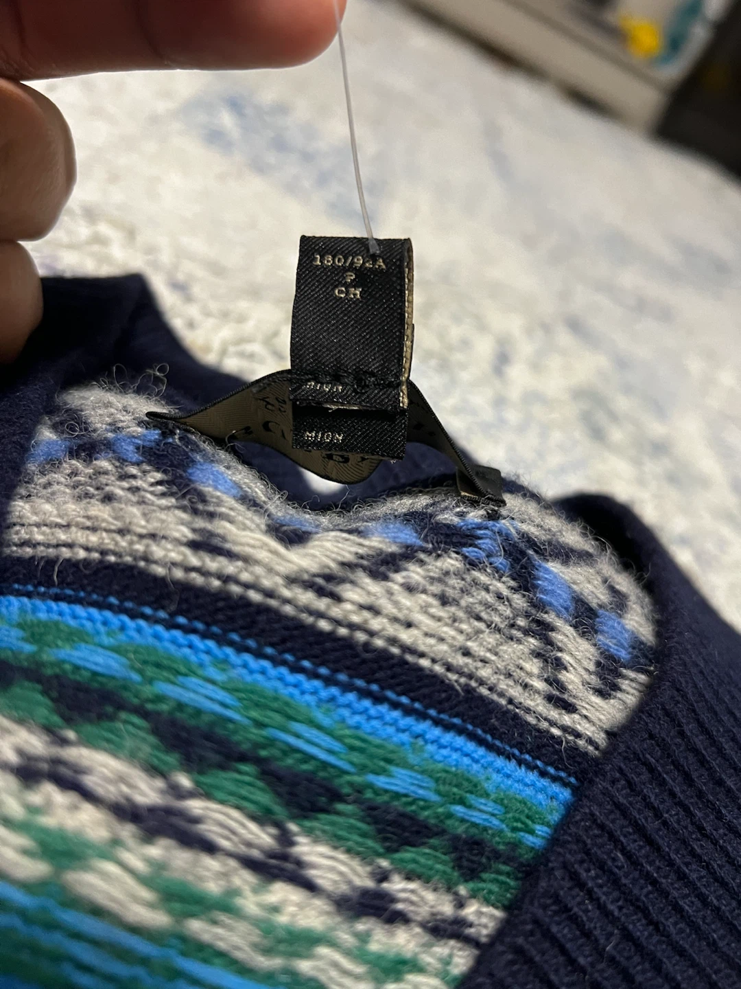 Burberry Fair Isle Knit Vest Size S - photo 5