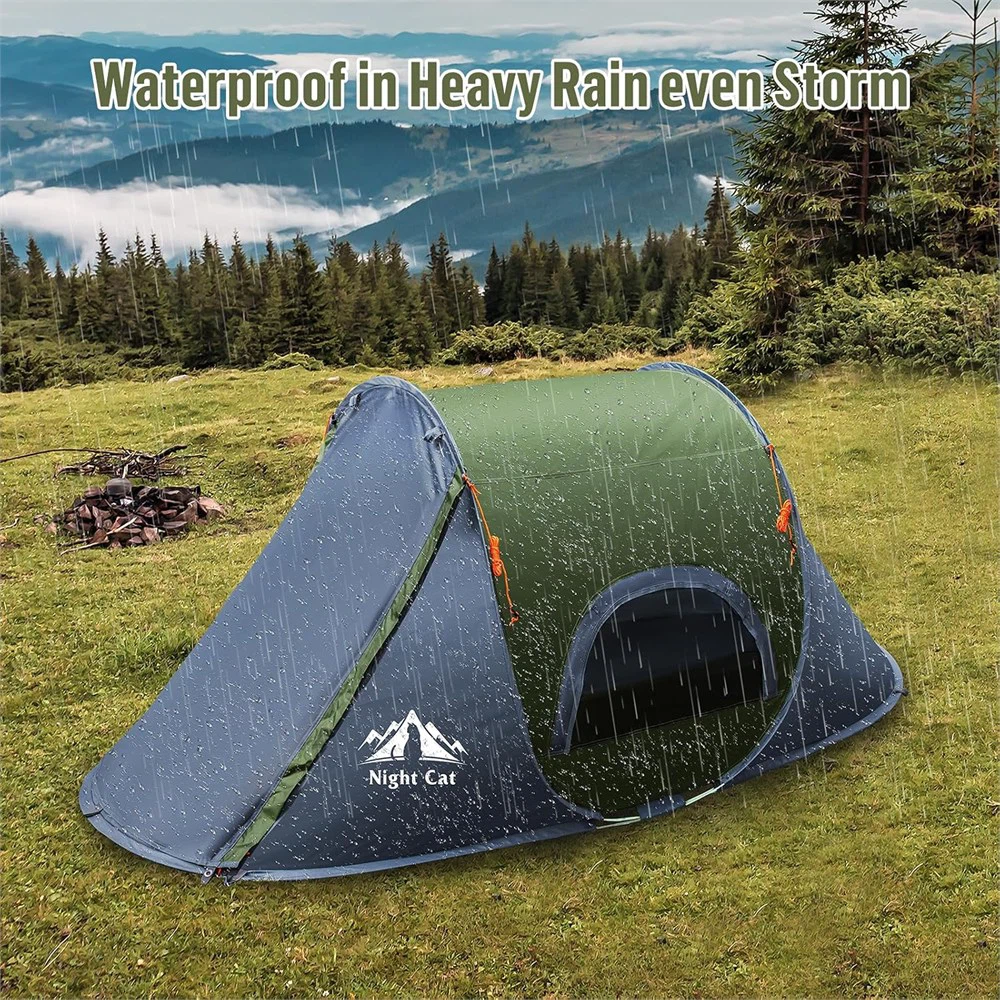Night Cat 1 Person Pop-up Camping Tent - Brand New