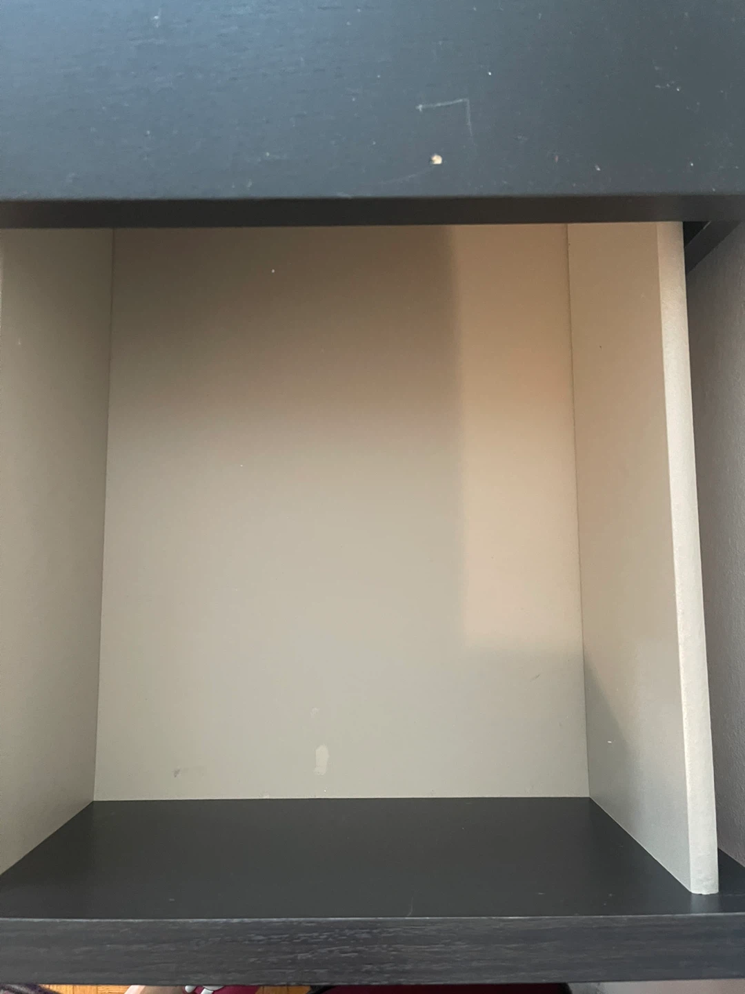 Black Two-Drawer Bedside Table - photo 2